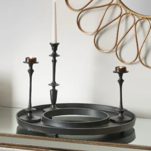 LARGE MATT BLACK RING HOLDER